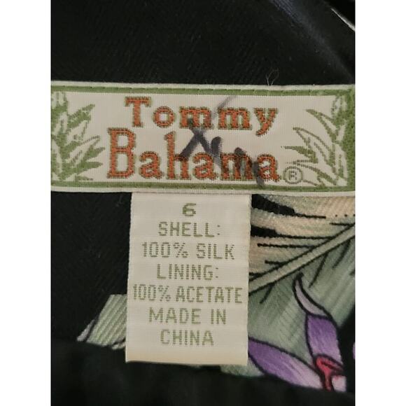 Tommy Bahama Women's Silk Floral‎ Print Dress Size 6 V Neck Knee Length - Picture 8 of 8